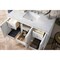 James Martin Vanities Athens 48in Single Vanity, Glossy White w/ 3 CM Carrara White Top E645-V48-GW-3CAR - alternate 5